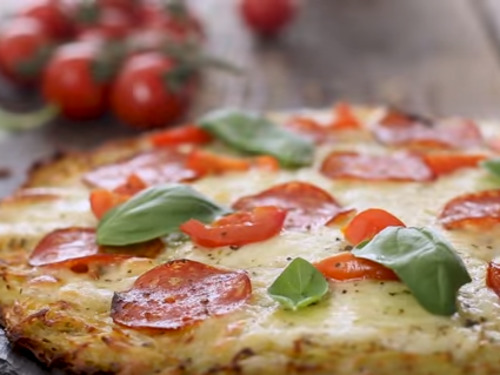 Безглутенова пица с картофен блат